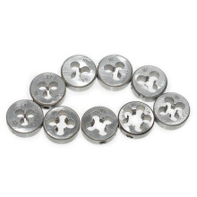 9Piece Left Hand Metric Thread Die Set Mechanical Maintenance Professional Threading Tool for DIYer Projects Accessories