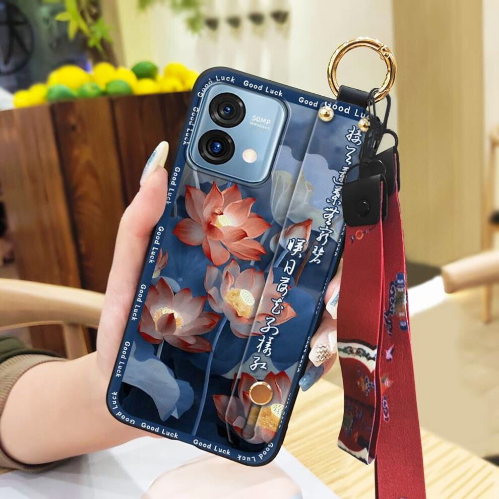 Moto G Stylus 5G 2023 Phone Case Â Shockproof, Wristband, Kickstand, Lanyard, Waterproof, Anti-Knock, Silicone Ring, Dirt-Resistant, Chinese Style 9422877966035