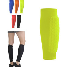 Shindefender Shin Guards with Honeycomb Pads – Kids & Adult Compression Sleeves, Compatible with Shin Defender