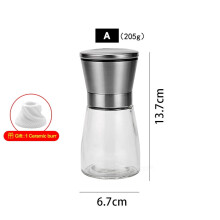 Manual Pepper Grinder With Adjustable Coarse Mills Salt And Pepper Grinder For Home Kitchen Household