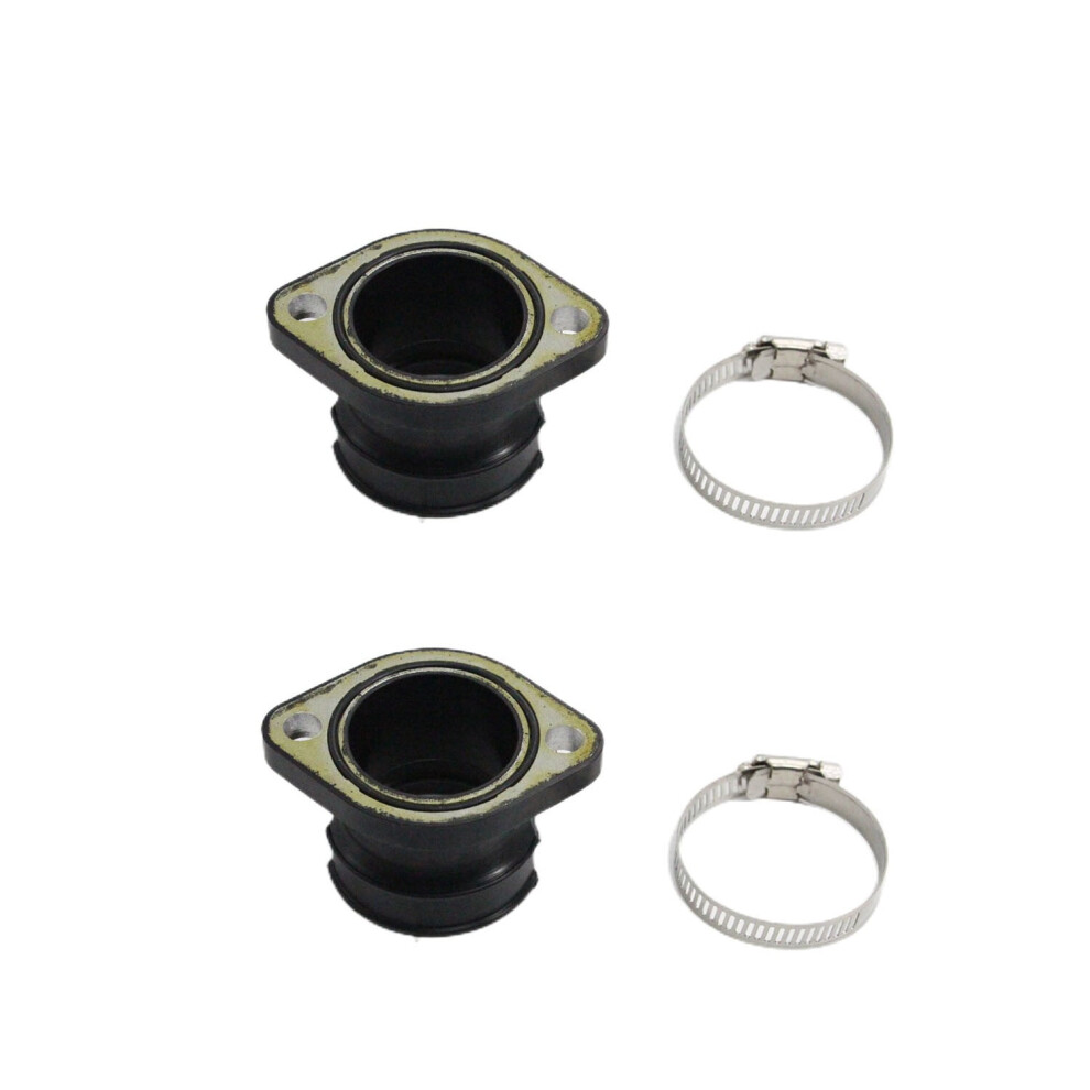 2X Carburetor Flange Carb Intake Boots For Polaris Indy 440 500 600 650 9377112569437