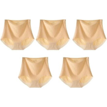 Ancoho Panties, Fresh Seamless High Waist Hip Lifting Tummy Control Panties Silky No Show Underwear Packs for Women
