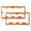 License Plate Frame Aluminum Retro Gingham Style 2 Pack 1