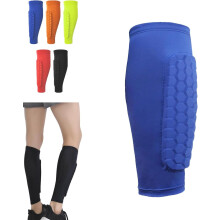 Shindefender Shin Guards with Honeycomb Pads – Kids & Adult Compression Sleeves, Compatible with Shin Defender