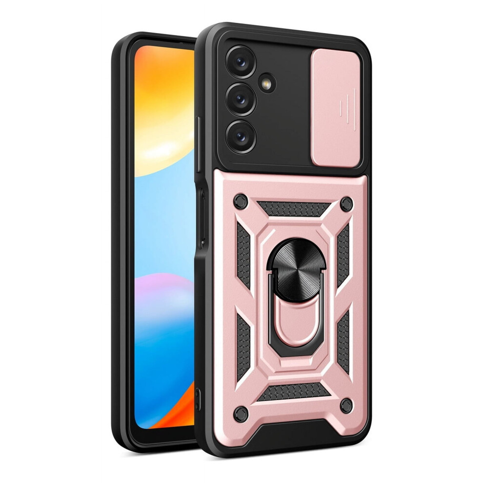 For Compatible With Samsung Galaxy A56 A36 A26 A16 A06 Phone Case Slide Camera Kickstand Ring Shockproof Protective Cover 9558633085785
