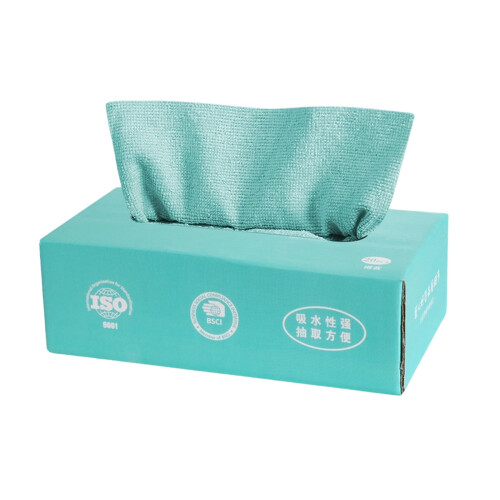 Microfiber Cleaning Cloths Blue 7.9 x 7.9 Inch 20 Pieces