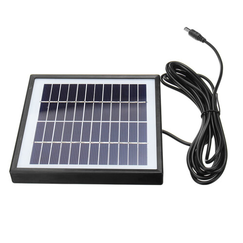 Ηλιακό πάνελ 5W12V με καλώδιο 300cm, πάνελ από πολυστρωματικό γυαλί με πλαίσιο, 2