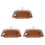 3Sets Geflochtener Mit Deckel Für & Garten 4