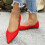 Willtoo Damenmode, einfarbige, spitze Freizeitschuhe, flache Schnürschuhe 5