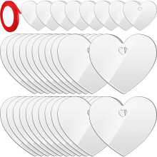 Heart-shaped jewelry tags for DIY crafting