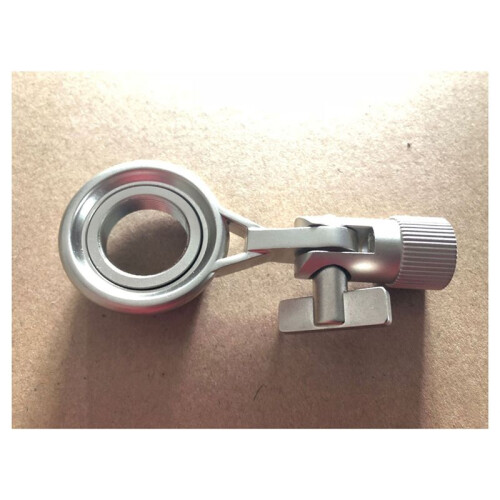 Silver Metal Mic Clip Microphone Shock Mount Bracket Simple Mic Stand Accessories Use Flexible Angle Adjustment Suitable