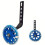 Kit de Suporte para Roda de Treinamento de Bicicleta Infantil para Bicicletas Infantis de 12/14/16/18/20 Polegadas, Vermelho 3