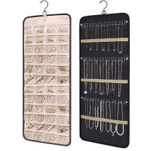 Jewelry Hanging Storage Bag Double-Sided Door Wall-Mounted