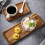Rektangulær træbakke: Perfekt til te, kaffe og desserter! 7