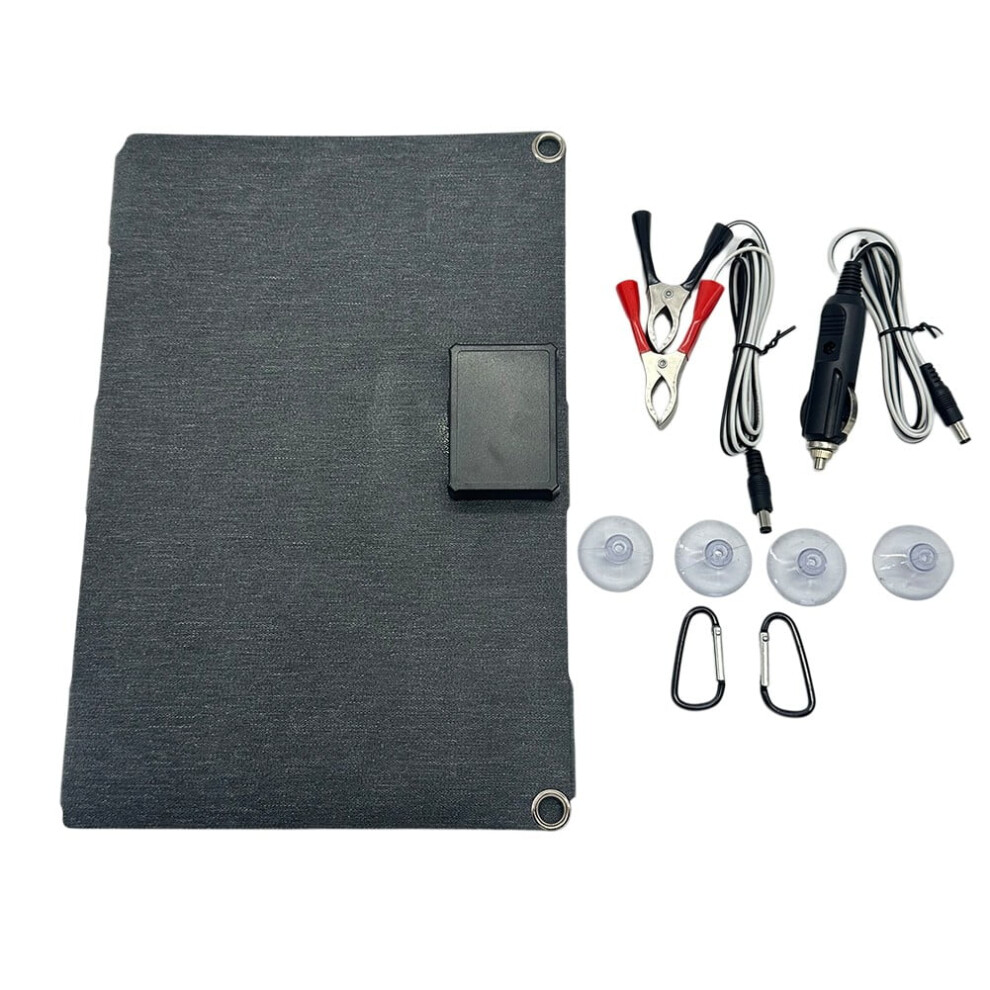 40W 12V Foldable Solar Panel Portable Outdoor Charger 975221487452