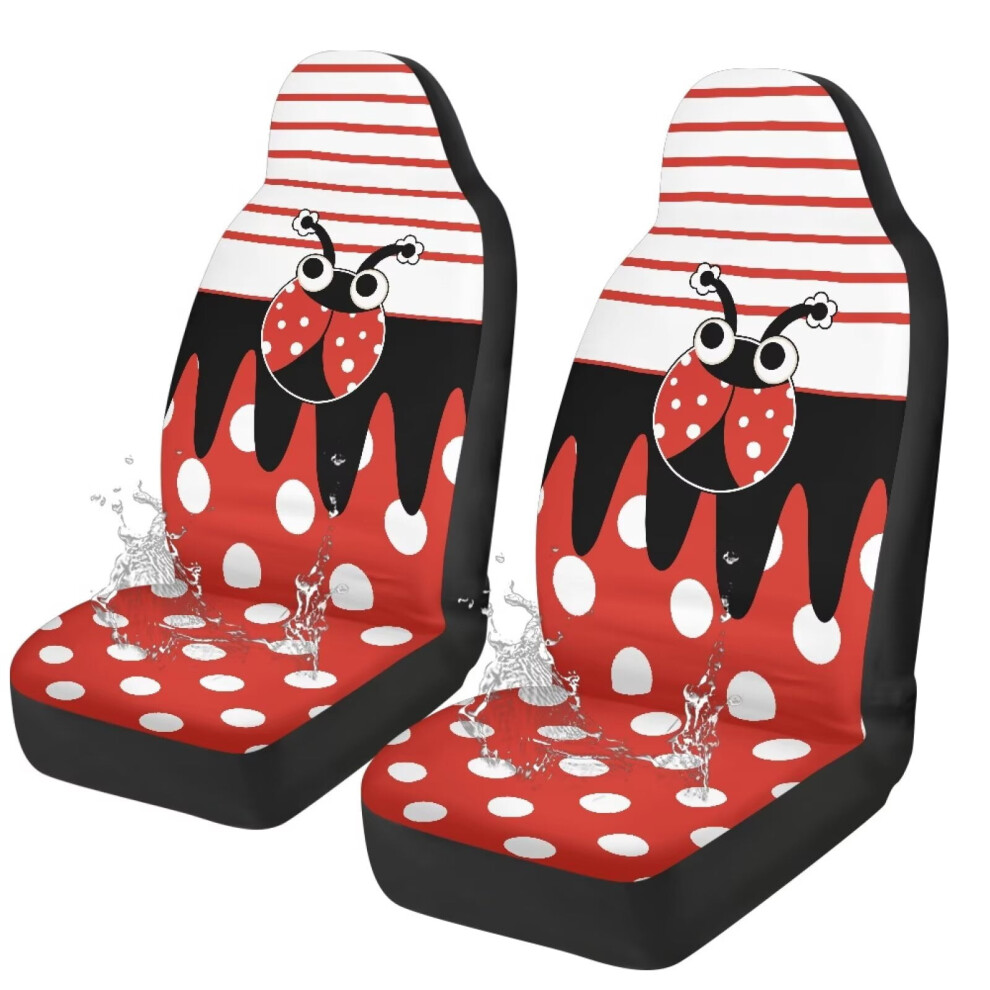 Ladybug Car Seat Cover Waterproof Breathable Anti-Slip 974856105342