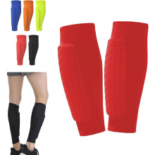 Shindefender Shin Guards with Honeycomb Pads – Kids & Adult Compression Sleeves, Compatible with Shin Defender