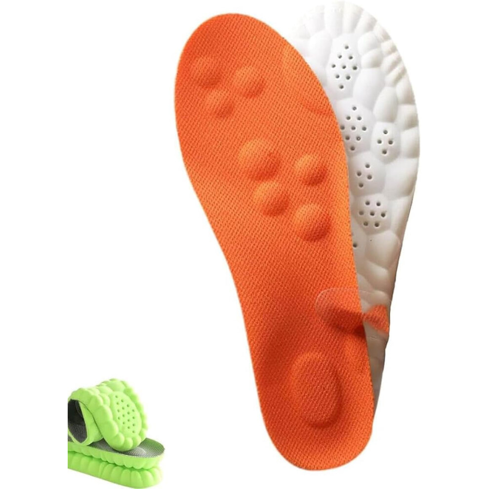 4D Shoe Cloud Insoles for Men Women,Orthopedic Arch Support & Shock Absorption Inserts with Custom Fit for All-Day Comfort