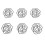 Decorative Metal Paper Clip Rust Proof Drop Shaped Wire Paperclips Durable Versatile For Organizing Diy Projects With Storage Box 6