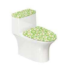 Ensemble de housses de toilette en polyester à fond élastique 17 x 21 pouces (2 pièces)