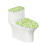 WC-Deckel-Set aus Polyester mit elastischem Boden, 17 x 21 Zoll (2 Stück) 1