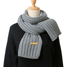 Polyester Knitted Scarf 150x30cm Unisex