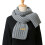 Polyester Knitted Scarf 150x30cm Unisex 1