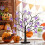 Μαγευτικές διακοσμήσεις για το Halloween, φωτισμένο δέντρο 2FT με μωβ φώτα που 2
