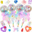 Lollipop Valentine Kit 24-Pack Rainbow Stationery Set 1