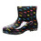 Willtoo Women's Waterproof Rubber Rain Boots Short Slip-On 5