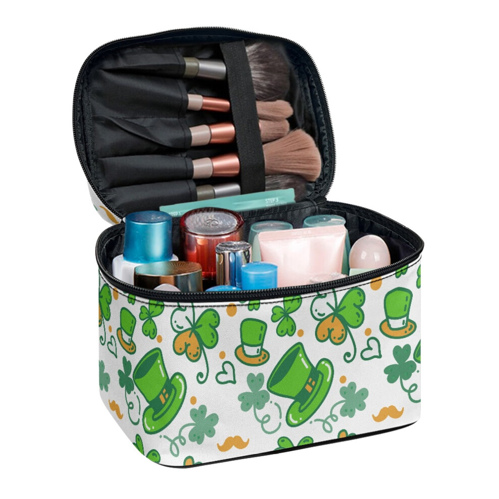 Travel Makeup Organizer Case with Brush Slots 1 Pack