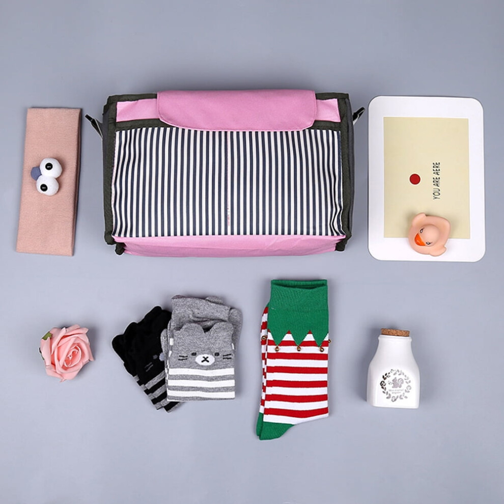 Stroller Organizer Bag Hanging Storage for Bottles Diapers