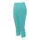Women's Sky Blue Capri Leggings Lightweight Elastic 7
