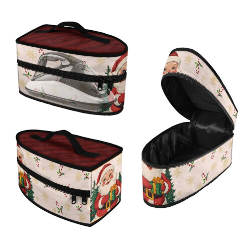 Santa Claus Gift Pattern Garment Steamer Case 11.8 x 6.69 x