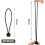 Bungee Cord Tensioners with Ball 30-Pack 20cm Adjustable 1