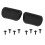 NATEFEMIN Crew Cab Side Step End ABS Direct Replacement For Dodge Ram 1500 2500 Crew Cab Compatible Year Models 1