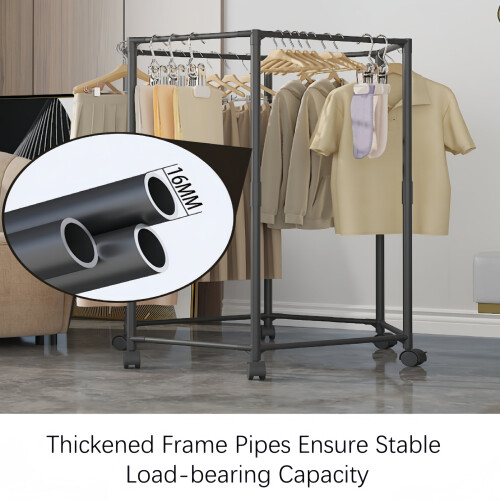 Heavy Duty Foldable Drying Rack With Sturdy Support Ideal For Balconies 2
