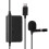 Microphone cravate avec réduction du bruit du vent, isolation phonique, interface USB-C, design compact, léger, haute sensibilité, 2