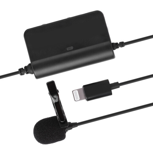 Microphone cravate avec réduction du bruit du vent, isolation phonique, interface USB-C, design compact, léger, haute sensibilité, 2