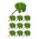 10PC 7/9cm Trees Model Garden Wargame Train Railway Architectural Scenery Layout 9cm 7