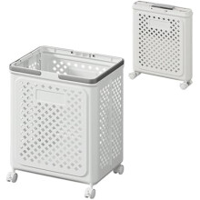 Raidley Collapsible Laundry Basket with Wheels, Foldable Portable Hamper for Home – Compatible with #A,L
