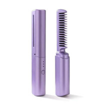 Ceramic Hairdressing Comb: 30-Second Quick Heat-Up, Three-Temperature Adjustment, Anti-Scald for Various Hair Types