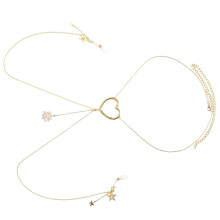 Body Chain Necklace Adjustable Alloy Women 1 Piece