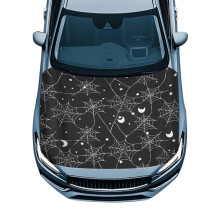 Stretch Polyester Car Hood Cover – Waterproof, Compatible with Most Sedans, Trucks, Pickups & Sports Cars