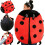 Ladybug Wearable Plush Pillow Large Size 1