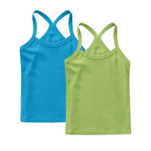 2 Pack Girls Tank Dancewear Racerback Sleeveless Undershirts Camisole Spaghetti Strap Tanks Tops
