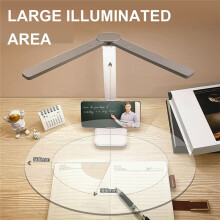 LED Desk Lamp 3 Level Dimmable Touch Night Light USB Rechargeable Eye Protection Foldable Desk Lamp