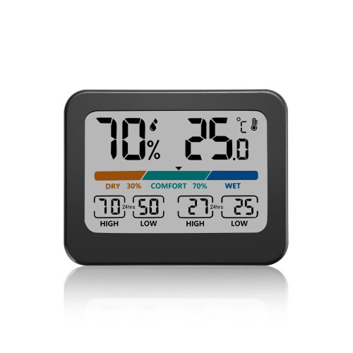 Digital Temperature Humidity Meter Sensor Thermometer Hygrometer Room Gauge LCD
