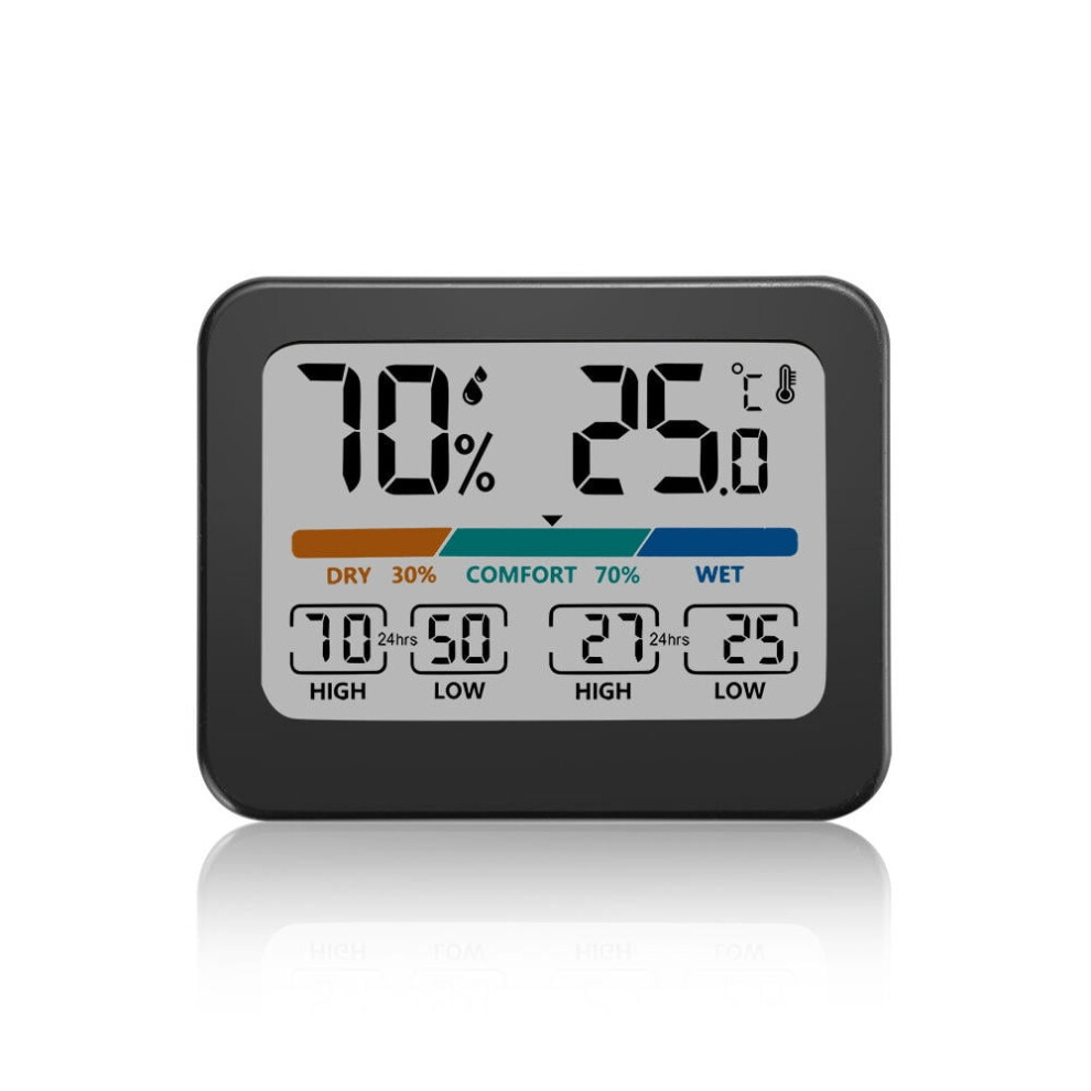 Digital Temperature Humidity Meter Sensor Thermometer Hygrometer Room Gauge LCD