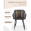 (Dark Grey, Set of 2) GOEURVANT Dining Chairs 10